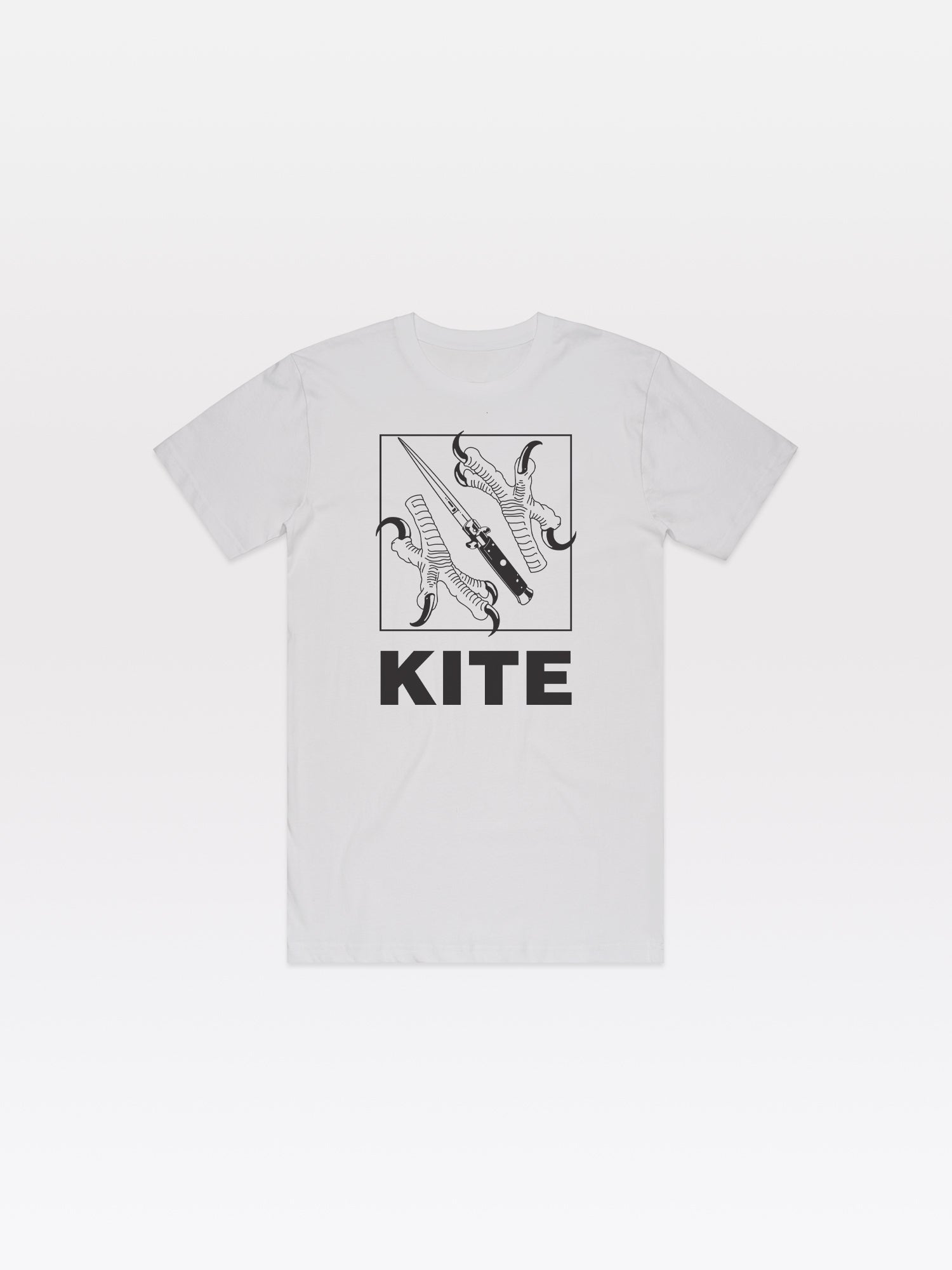 Kite / Claws & Dagger T-shirt / White (Pre-order)